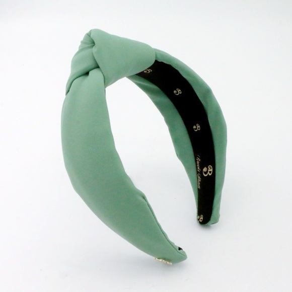 315. The Brooke Shade Sage Green Neoprene Headband main image 6